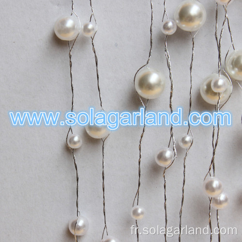 Branches d&#39;arbres artificielles de guirlande de perles acryliques